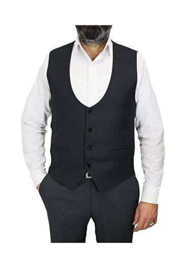 MENTOR REGALO Men's Smoked Plus Size Vest 50257
