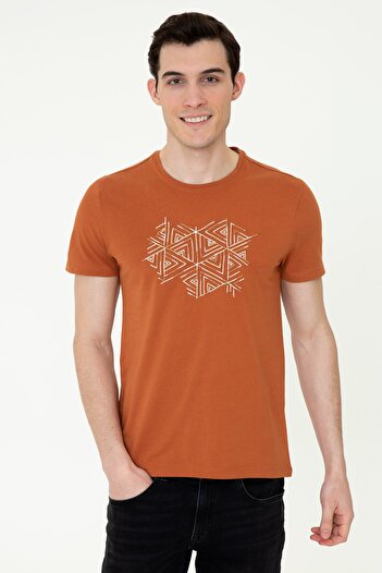Pierre Cardin Ανδρικό T-Shirt Cinnamon G021SZ011.000. 1288085