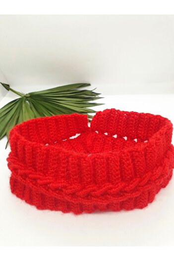 Loyal Friend Store Knitted Women's Hair Band Red