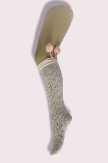 Daymod Children's Knee-high Socks with Fairy Pompoms