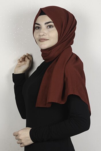 PİRAMİT Cotton Jazz Shawl 1482-2 Claret Red