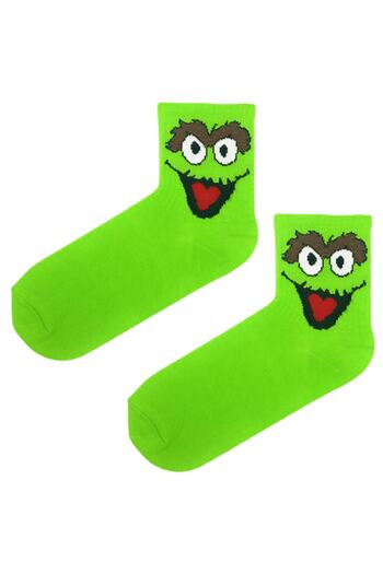 Esinti Πράσινες κάλτσες με θέμα Sesame Street Stinky