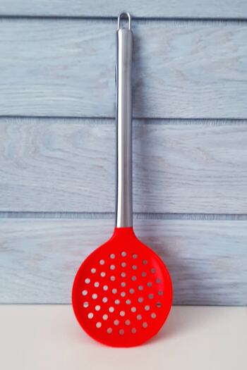 krommet Silicone Colander with Steel Handle
