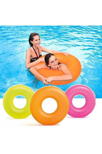 Intex 59262 Neon Renkli Simit Jumbo 91 Cm