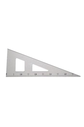 Moonstar Transparent Plastic Riga Ruler Set (7 Pieces)