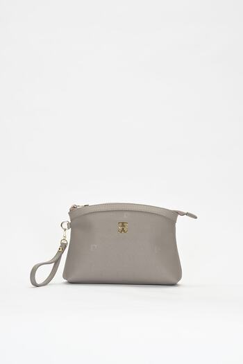Pierre Cardin Print Gray Women's Portfolio & Clutch Bag 05PO22Y1547