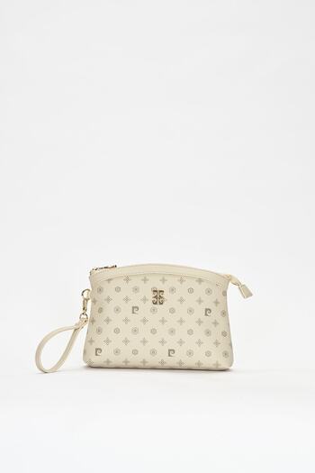 Pierre Cardin Beige Monogram Women's Clutch & Clutch Bag 05PO22Y1547