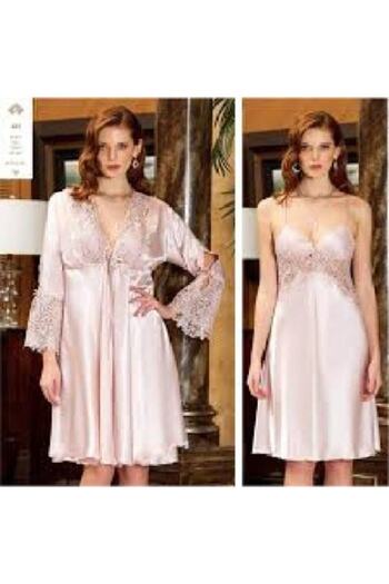 Jeremi Women's Powder Lace Dowry Set of Six Nightgowns 481