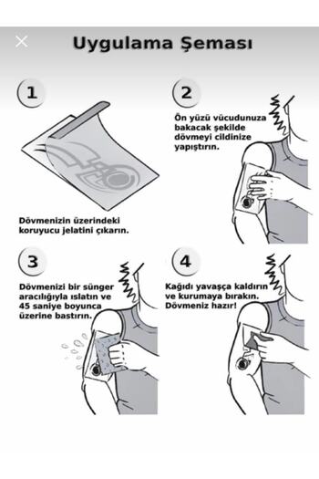 Mecit Tuhafiye Kelebekler Geçici Dövme 9x19 cm