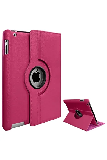 TEKNETSTORE 2021 Generation Apple iPad 9 10.2 Inch - Leather Case 360 with Stand °   Rotatable Leather Case