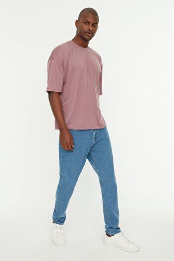Trendyol Collection Τζιν Τζιν Blue Relax Fit TMNAW22JE0033