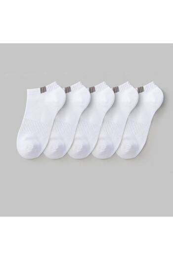 BGK Unisex 5-Piece Washed Sports Booties Socks