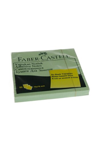 Faber Castell Green Printed Note Holder - 75X75 mm