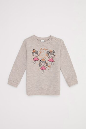DeFacto Baby Girl Regular Fit Single Sweatshirt