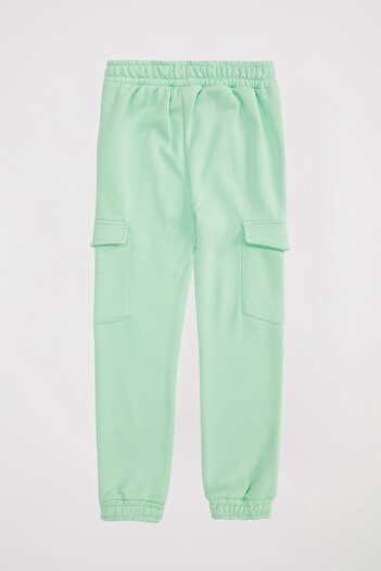 DeFacto Girl's Cargo Pocket Jogger Tracksuit Bottom
