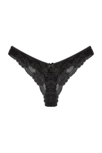 HNX Pachet de 2 chiloți de damă cu dantelă cu talie înaltă, cu tăietură braziliană