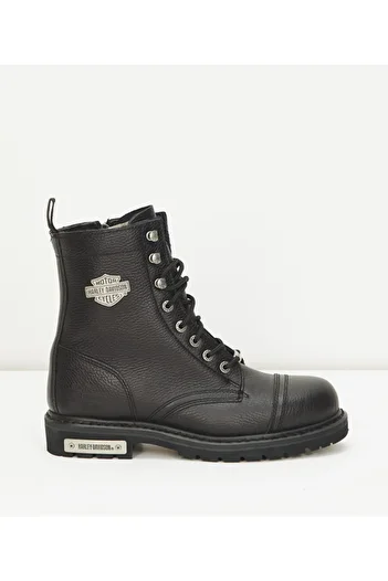 Harley Davidson Ανδρικές μαύρες δερμάτινες μπότες Harley-davidson Colmar