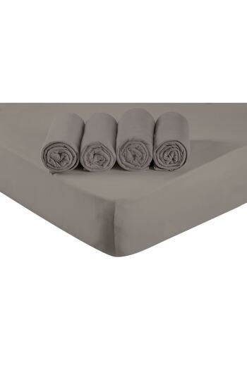 Lucy and Home Combed Cotton Elastic Cotton Sheet