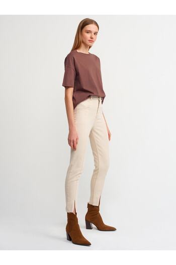 Dilvin 3683 Basic T-shirt-brown