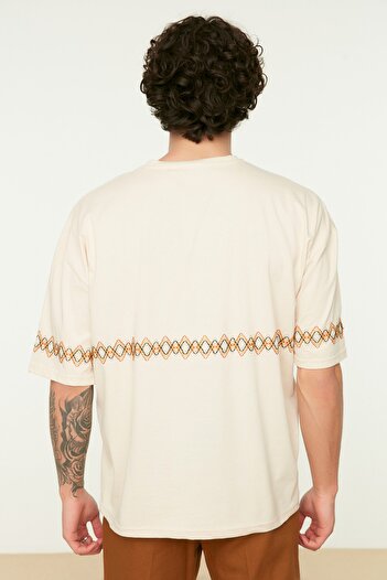 Trendyol Collection Βαμβακερό μπλουζάκι με κοντό μανίκι - TMNSS21TS1889