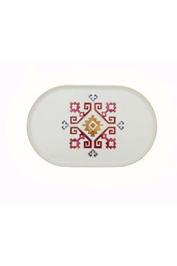 Porland Arabesque Boat Plate 28cm