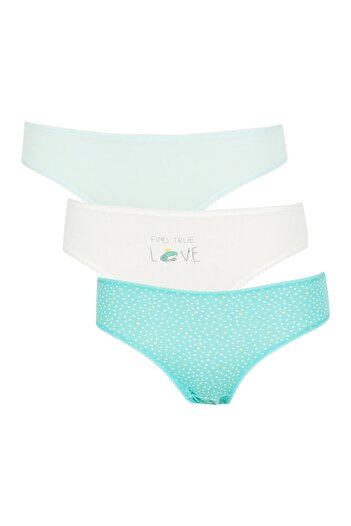 DeFacto 3-Piece Basic Cotton Bikini Panties