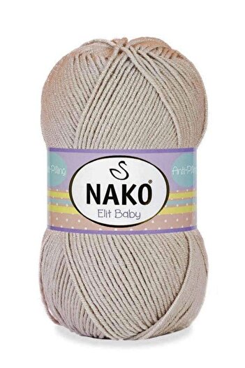 NAKO (5 τεμάχια) Elit Baby 6792 Νήματα πλεκτομηχανής για γιλέκο ζακέτα πουλόβερ Νήματα για βρεφική κουβέρτα
