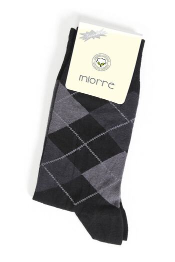 Miorre 3-Piece Plaid Cotton Men's Socks