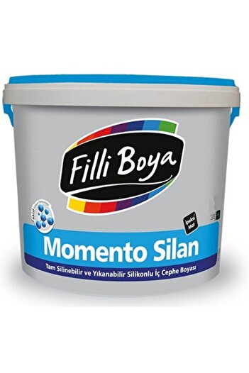 Filli Boya Momento Silan Yıkanabilir ve Silinebilir Boya 15 Litre (20 kg) (ANDEZİT-40)