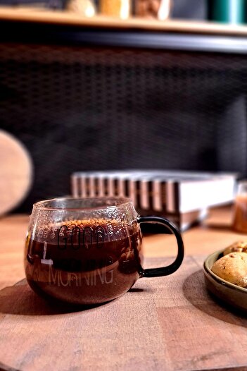 Mitchen 400 Ml Borosilicate Glass Mug