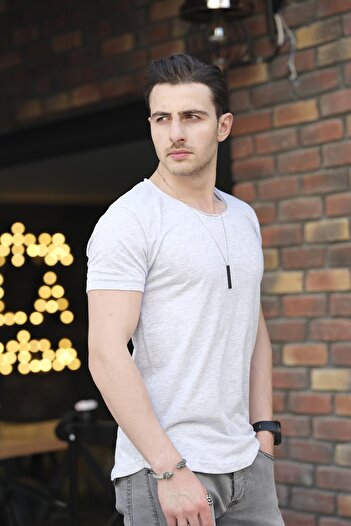 Oksit Crash Відкритий комір Slim Fit Tshirt