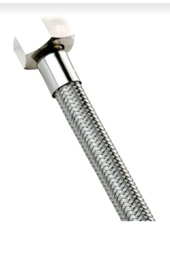 Ekabir 3/8 X 3/8 Steel Stainless Flex Installation Flexi Taherat Tap Flexi 50 Cm
