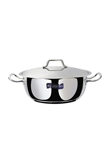 FMS Luxury Steel Flat Pot 36 cm 13.5 lt