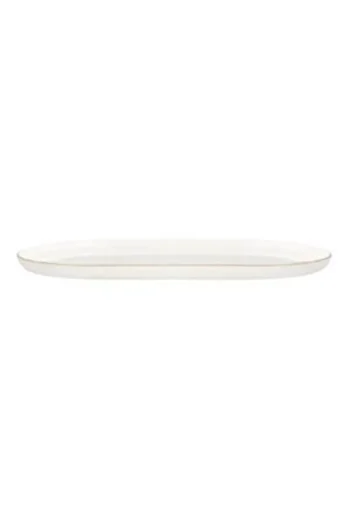 Porland Chopin Gold Series 28 cm Oval Boat Plate