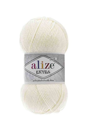 Alize Extra Hand Knitting Yarn Light Cream 062