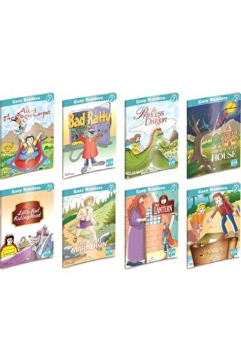 MK Publications Easy Readers Level-2 Set of 8 with CD - Kolektif