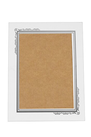 Birlik Fotoğrafçılık 15x21 White Cardboard Frame - Kc-1