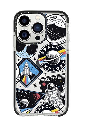 mooodcase iPhone 13 Pro Compatible Space Casetify Shock Absorbing Silicone Phone Case