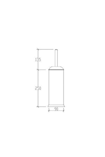 Tema Βούρτσα τουαλέτας Chrome WC - Role-b 81332