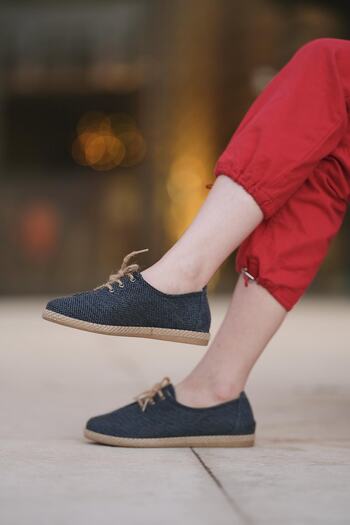 Oksit Florin 411 Wicker Flat Casual Women's Shoes