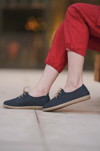 Oksit Florin 411 Wicker Flat Casual Women's Shoes