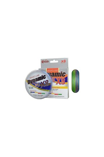 CAPTAIN Dynamic Pe 8x Rope Fishing Line 150 Mt Multi Colored