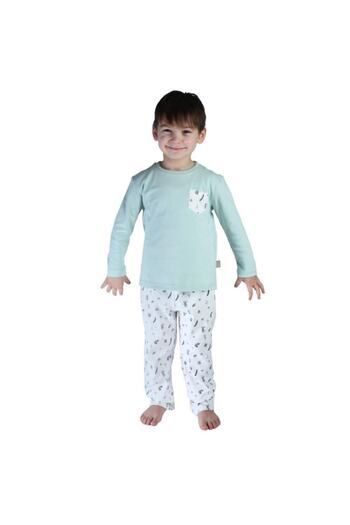 Woolnat Organic Cotton Floral Themed Pajamas Set