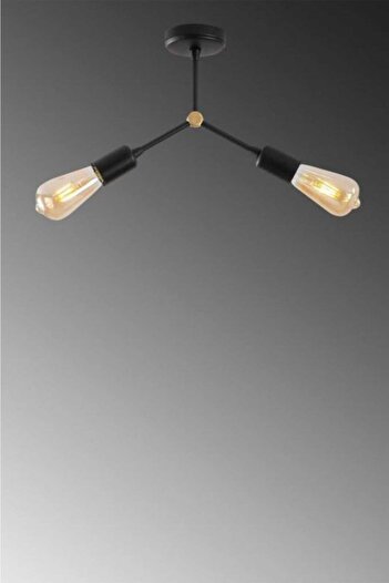 BSA LIGHTING Lina 2'li Siyah Tavan Avize