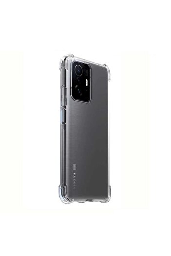 Nezih Case Xiaomi Mi 11t Pro 5g Compatible Corner Protected Shockproof Transparent Silicone Case
