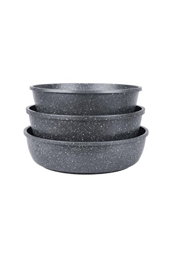 ThermoAD 3-Piece Oven Tray 28-30-32 cm Gray