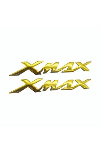 Knmaster Yamaha Xmax Embossed Sticker Non-Fading Label Kit Gold