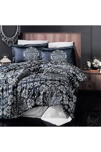 ALTINBAŞAK HOME COLLECTİON Benigna Двоспальний комплект постільної білизни з бавовняного сатину