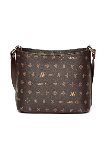 Armine Brown Printed Shoulder Bag 254