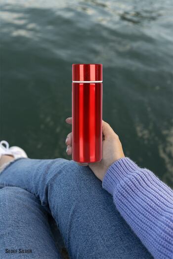 SEDEF SİLVER 304 Steel Double Layer 150 ml Pocket Type Mini Small Thermos 523